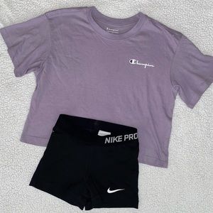Champion crop top